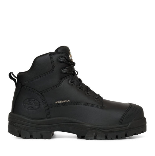 Oliver 45-640Z 130mm Black Zip Sided Hiker Boot at National Workwear Gold Coast