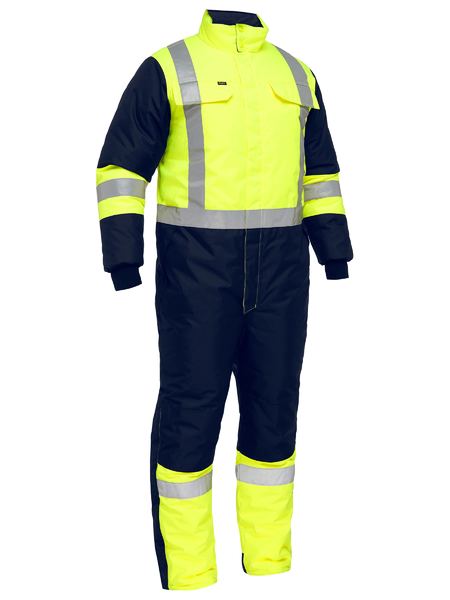 Bisley BC6453T X Taped Two Tone Hi Vis Freezer Coverall at National Workwear Gold Coast Australia