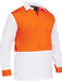 Bisley BS6405 Two Tone Hi Vis V-Neck Shirt Long Sleeve at National Workwear Gold Coast Australia