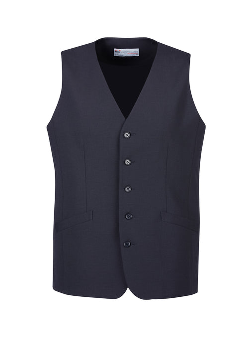 Biz Corporates 94012 Mens Longline Vest Wool Blend, corporate workwear and uniforms at National Workwear Gold Coast Australia