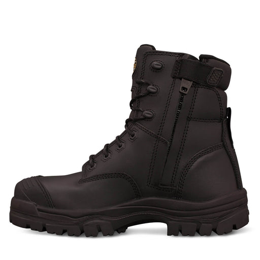 Oliver 45-645Z 150mm Black Zip Sided Boot at National Workwear Gold Coast Australia