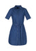 Biz Collection BS020L Delta Denim Shirt Dress, high quality affordable uniforms with optional embroidery, screen printing, digital printing at National Workwear Gold Coast Australia