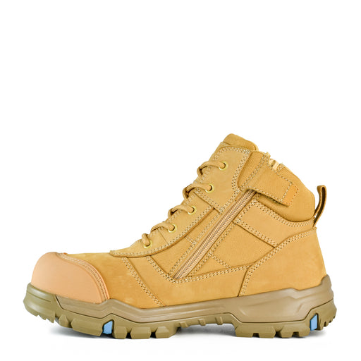 Bata Bazza Wheat Mid Cut Safety Boot at National Workwear Gold Coast Australia