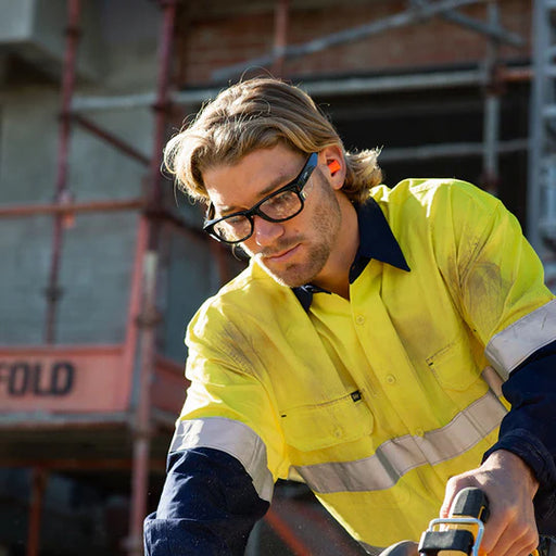 SafeStyle CBC100 Classics Black Frame/Clear UV400 at National Workwear Gold Coast Australia
