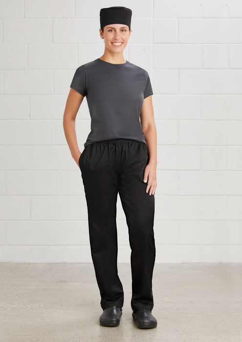 Biz Collection CH234L Dash Womens Chef Pant, high quality affordable uniforms with optional embroidery, screen printing, digital printing at National Workwear Gold Coast Australia