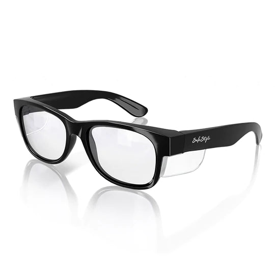 SafeStyle CBC100 Classics Black Frame/Clear UV400 at National Workwear Gold Coast Australia