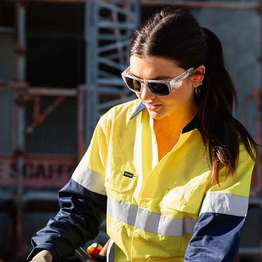 SafeStyle FCP100 Fusions Clear Frame/Polarised UV400 at National Workwear Gold Coast Australia