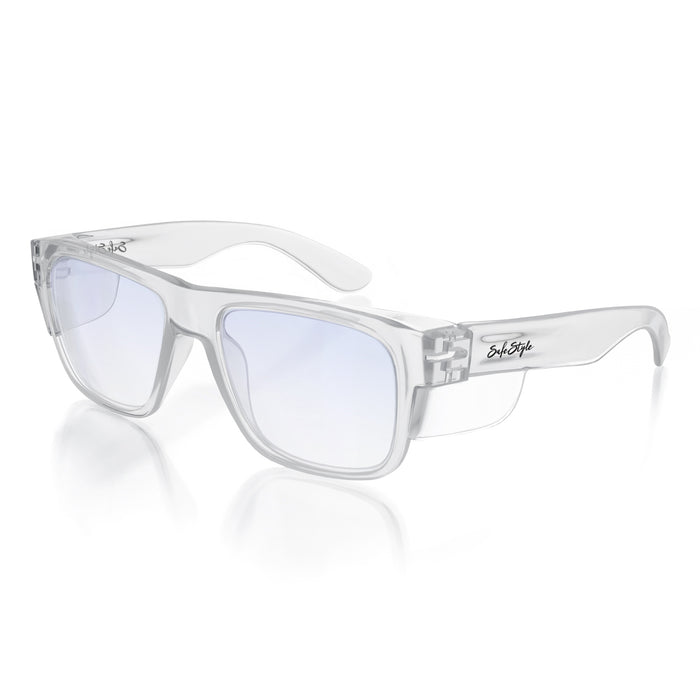 SafeStyle FCB100 Fusions Clear Frame/Blue Light Blocking UV400