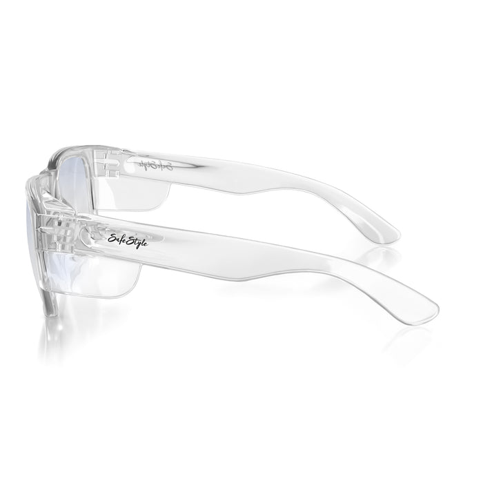 SafeStyle FCB100 Fusions Clear Frame/Blue Light Blocking UV400