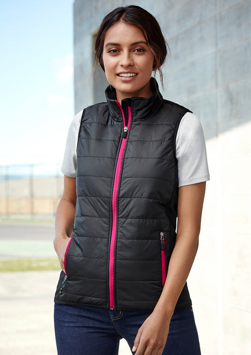 Biz Collection J616L Ladies Stealth Tech Vest at National Workwear Gold Coast Australia