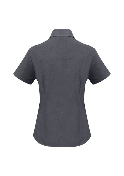 Biz Collection LB3601 Oasis Ladies Short Sleeve Shirt, high quality affordable uniforms with optional embroidery, screen printing, digital printing at National Workwear Gold Coast Australia