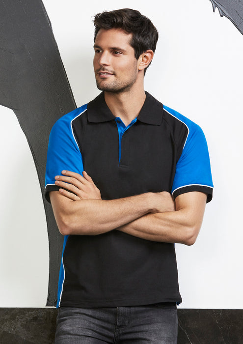Biz Collection P10112 Mens Nitro Polo, high quality affordable uniforms with optional embroidery, screen printing, digital printing at National Workwear Gold Coast Australia