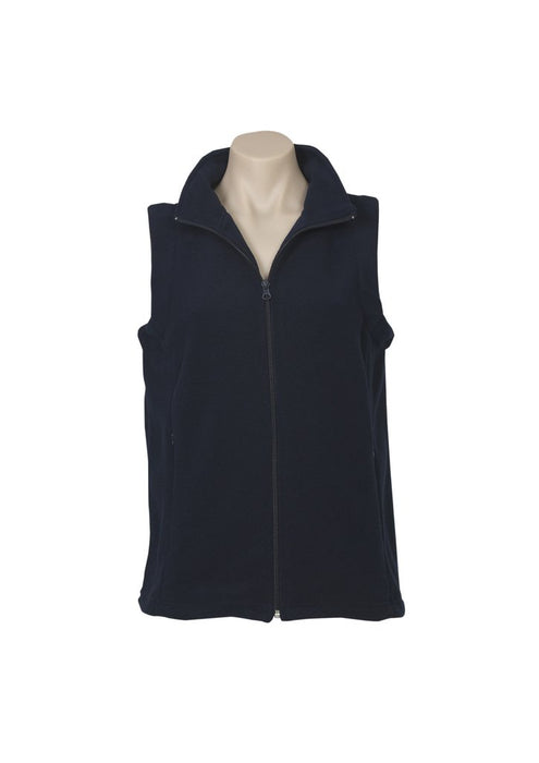 Biz Care - Ladies Plain Micro Fleece Vest - PF905 - National Workwear Australia 