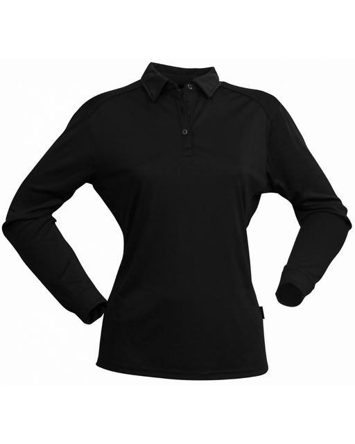 Stencil 1143 Ladies Freshen Long Sleeve Polo, high quality affordable uniforms with optional embroidery, screen printing, digital printing, at National Workwear Gold Coast Australia
