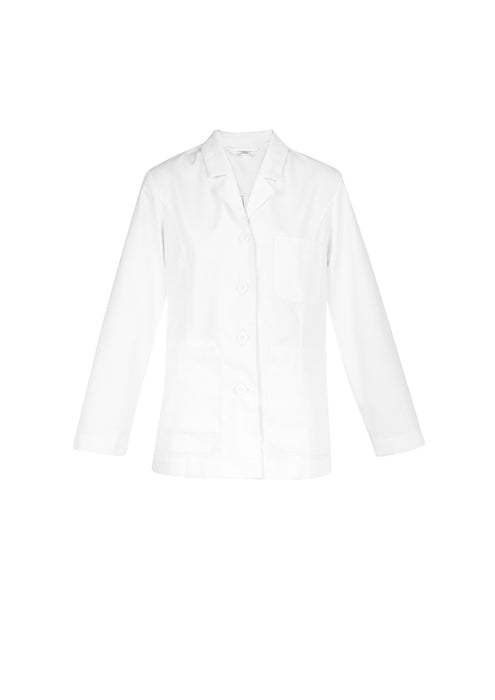 Biz Care CC144LC Womens Hope Cropped Lab Coat, affordable high quality scrubs and healthcare at National Workwear Gold Coast Australia