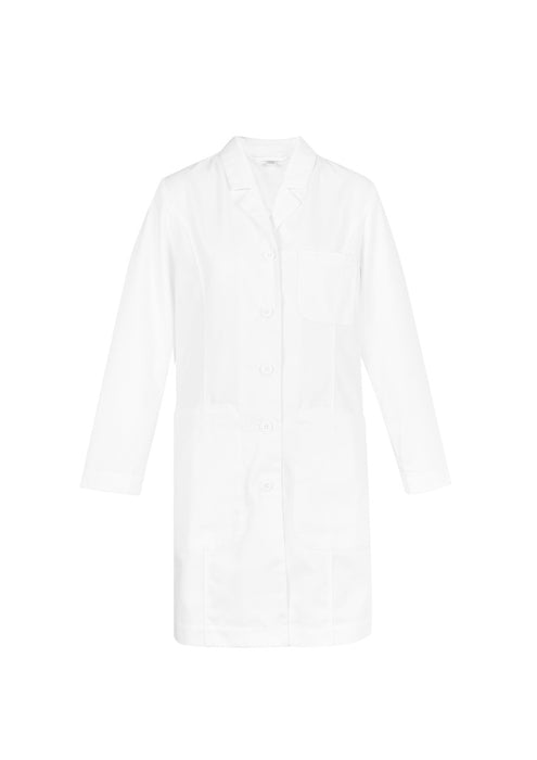Biz Care CC144LL Womens Hope Long Line Lab Coat, affordable and high quality scrubs and healthcare uniforms at National Workwear Gold Coast Australia