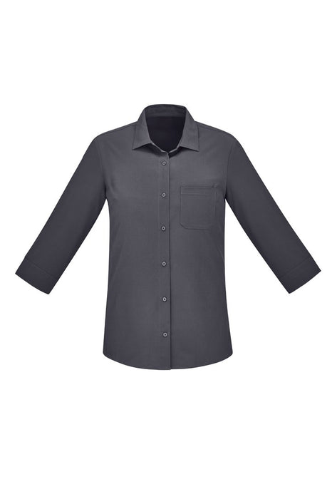 Biz Care - Women's Easy Stretch 3/4 Sleeve Shirt - CS951LT - National Workwear Australia 