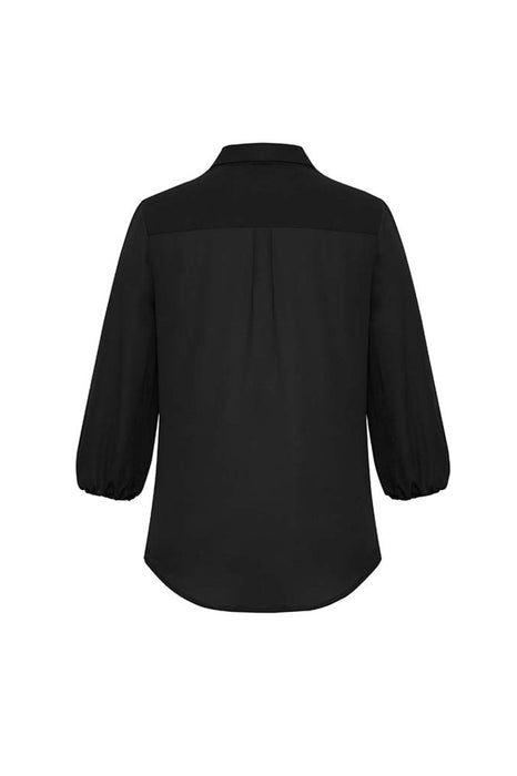 Biz Corporates RB965LT Lucy Ladies 3/4 Sleeve Blouse, corporate workwear and uniforms at National Workwear Gold Coast Australia