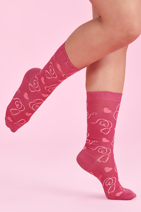Biz Care CCS250U Happy Feet Unisex Comfort Socks