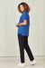 Biz Care - Women's Easy Stretch Daisy Print Tunic - CS950LS - National Workwear Australia 