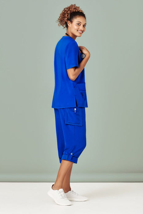 Biz Care - Women's Easy Fit V-Neck Scrubs Top - CST941LS - National Workwear Australia 