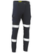 Bisley BPC6335T Flx & Move Taped Stretch Denim Cargo Cuffed Pants at National Workwear Gold Coast Australia