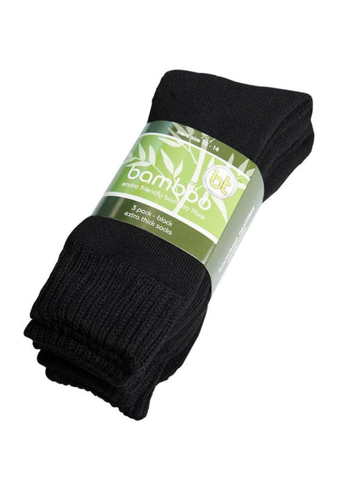 Bamboo Textiles Extra Thick Socks 3-Pk at National Workwear Gold Coast Australia