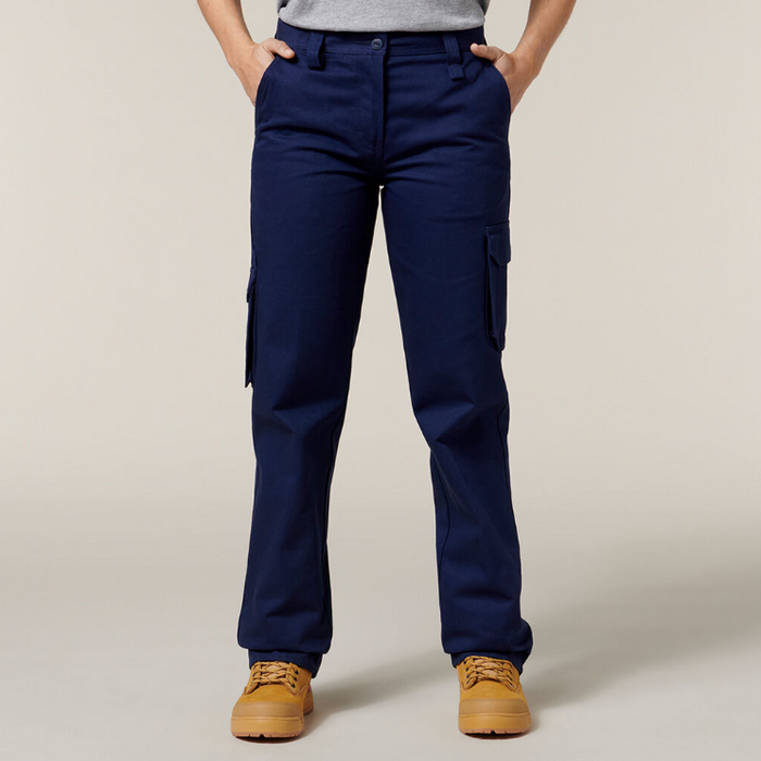 Hard Yakka Y08850 Womens Drill Cargo Pant National Workwear