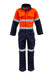 Syzmik ZC525 Men's Orange Flame HRC 2 Hoop Taped Spliced Overall at National Workwear Gold Coast Australia.