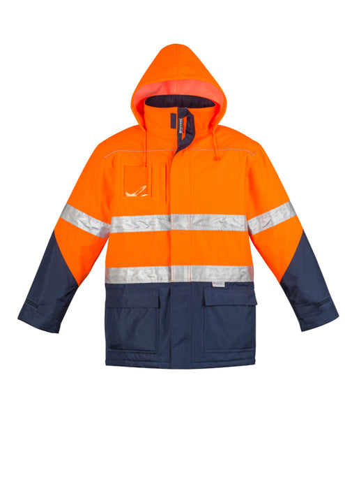 Syzmik Workwear ZJ350 Men's Hi-Vis Storm Jacket at National Workwear Australia. 