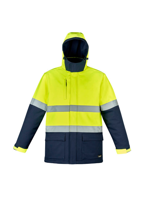 Syzmik ZJ553 Unisex Hi-Vis Antarctic Softshell Taped Jacket at National Workwear Gold Coast Australia