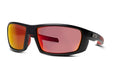Liive LS101A Hunter Safety - Mirror Matt Black, tradie sunglasses at National Workwear Gold Coast Australia