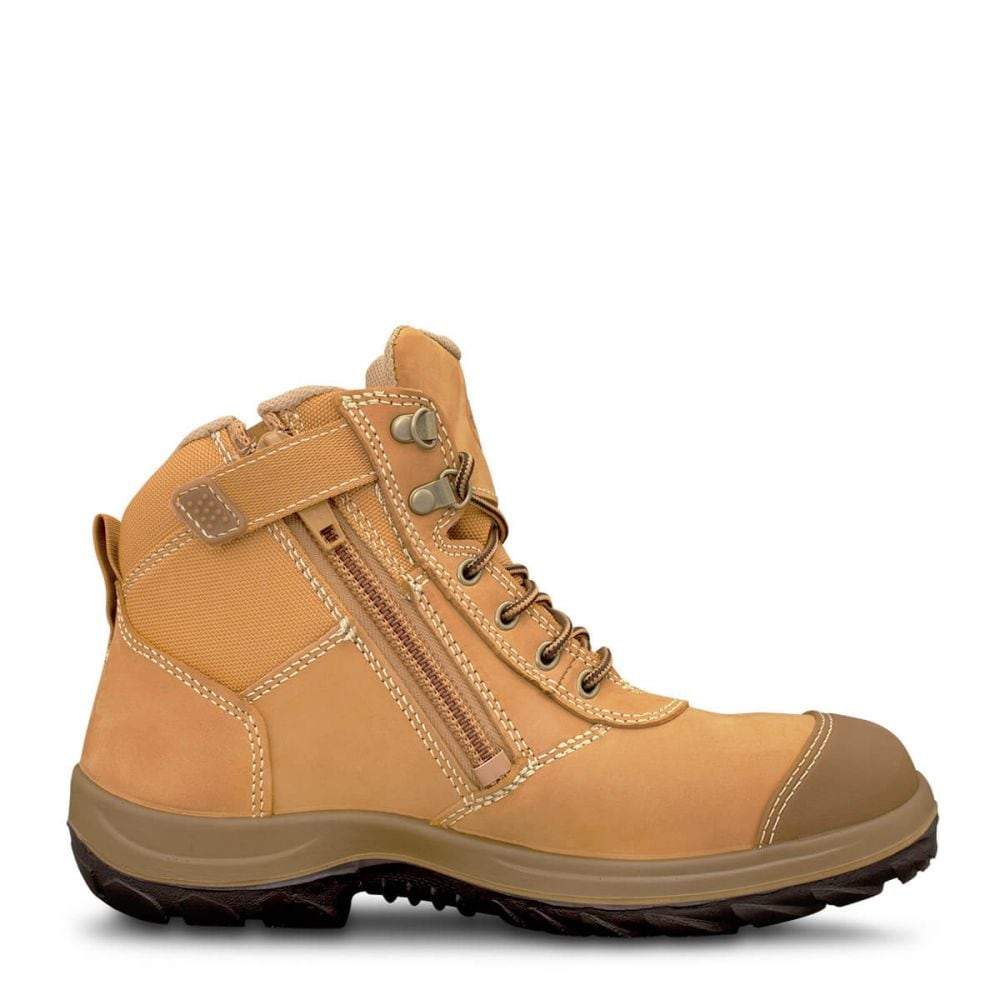 34662 Oliver Wheat Zip Sided Ankle Boot | National Workwear