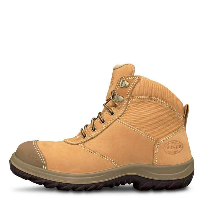 34662 Oliver Wheat Zip Sided Ankle Boot - National Workwear Australia 